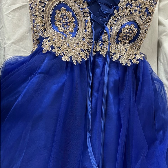 Stunning Royal Blue Cocktail Dress - Picture 3 of 5